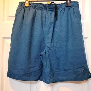 Men's Speedo brand, swim shorts, size large, like new, blue
